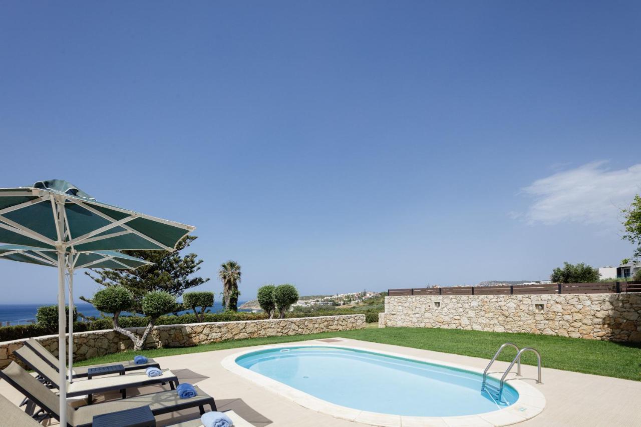 Stavromenos Villas - Private Pools & Seaview - 500M From Beach Kültér fotó