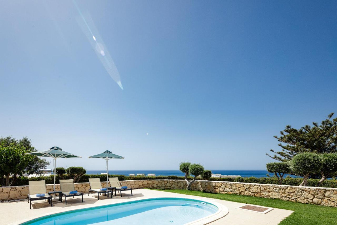 Stavromenos Villas - Private Pools & Seaview - 500M From Beach Kültér fotó