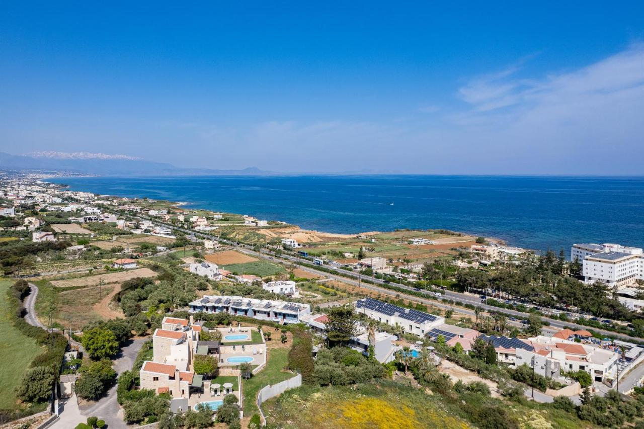 Stavromenos Villas - Private Pools & Seaview - 500M From Beach Kültér fotó