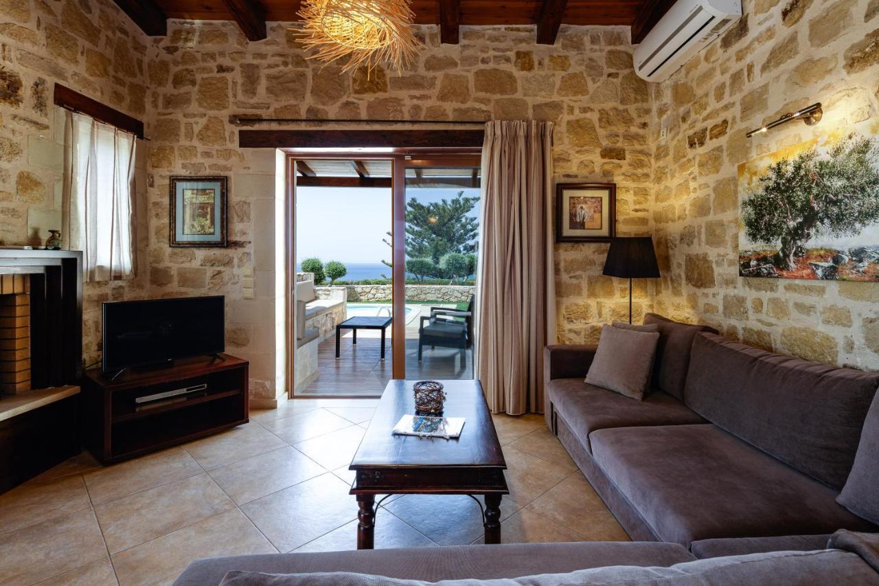 Stavromenos Villas - Private Pools & Seaview - 500M From Beach Kültér fotó