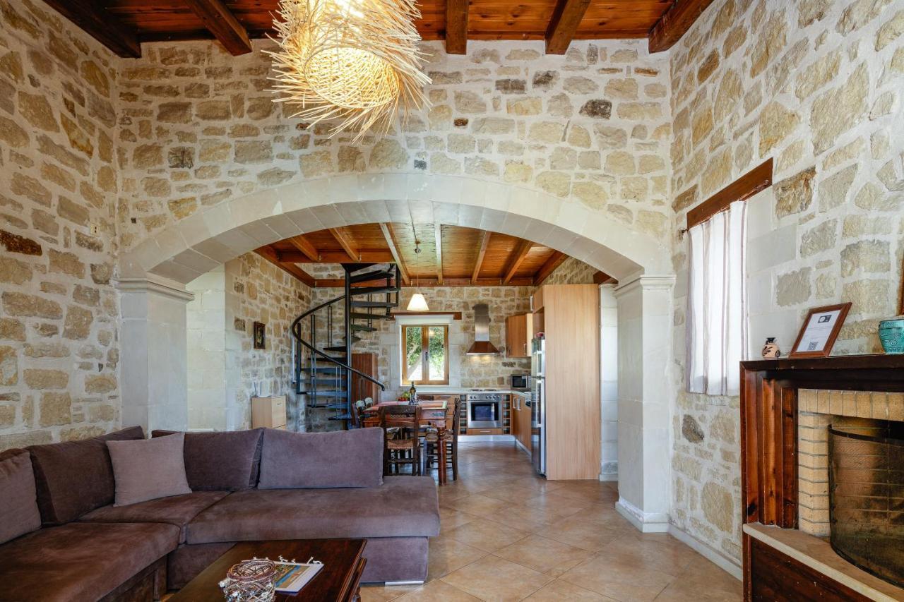 Stavromenos Villas - Private Pools & Seaview - 500M From Beach Kültér fotó