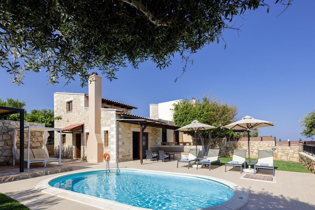 Stavromenos Villas - Private Pools & Seaview - 500M From Beach Kültér fotó