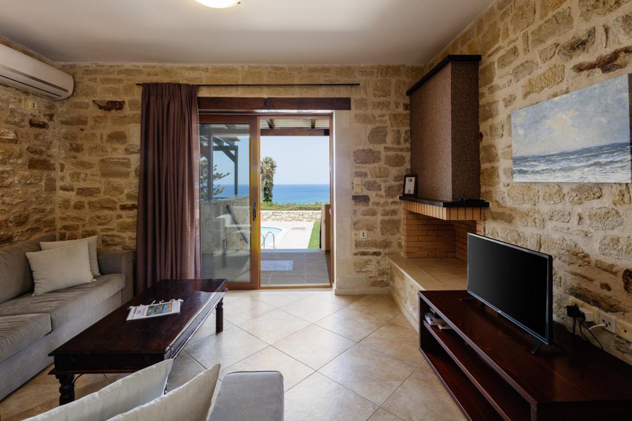 Stavromenos Villas - Private Pools & Seaview - 500M From Beach Kültér fotó
