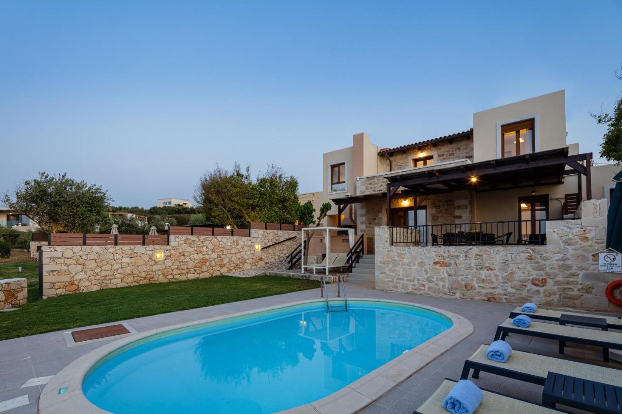 Stavromenos Villas - Private Pools & Seaview - 500M From Beach Kültér fotó