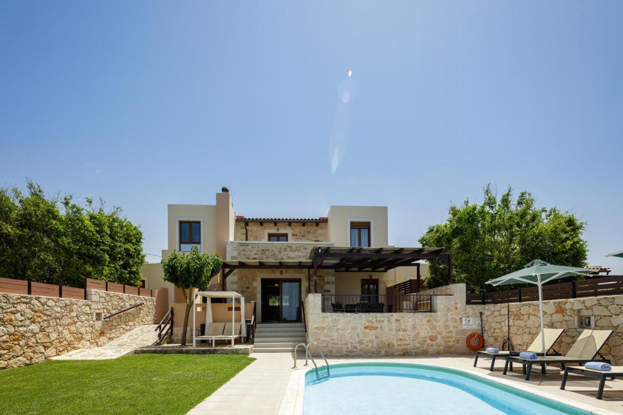 Stavromenos Villas - Private Pools & Seaview - 500M From Beach Kültér fotó