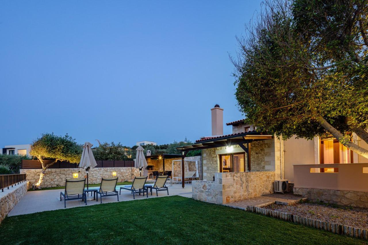 Stavromenos Villas - Private Pools & Seaview - 500M From Beach Kültér fotó