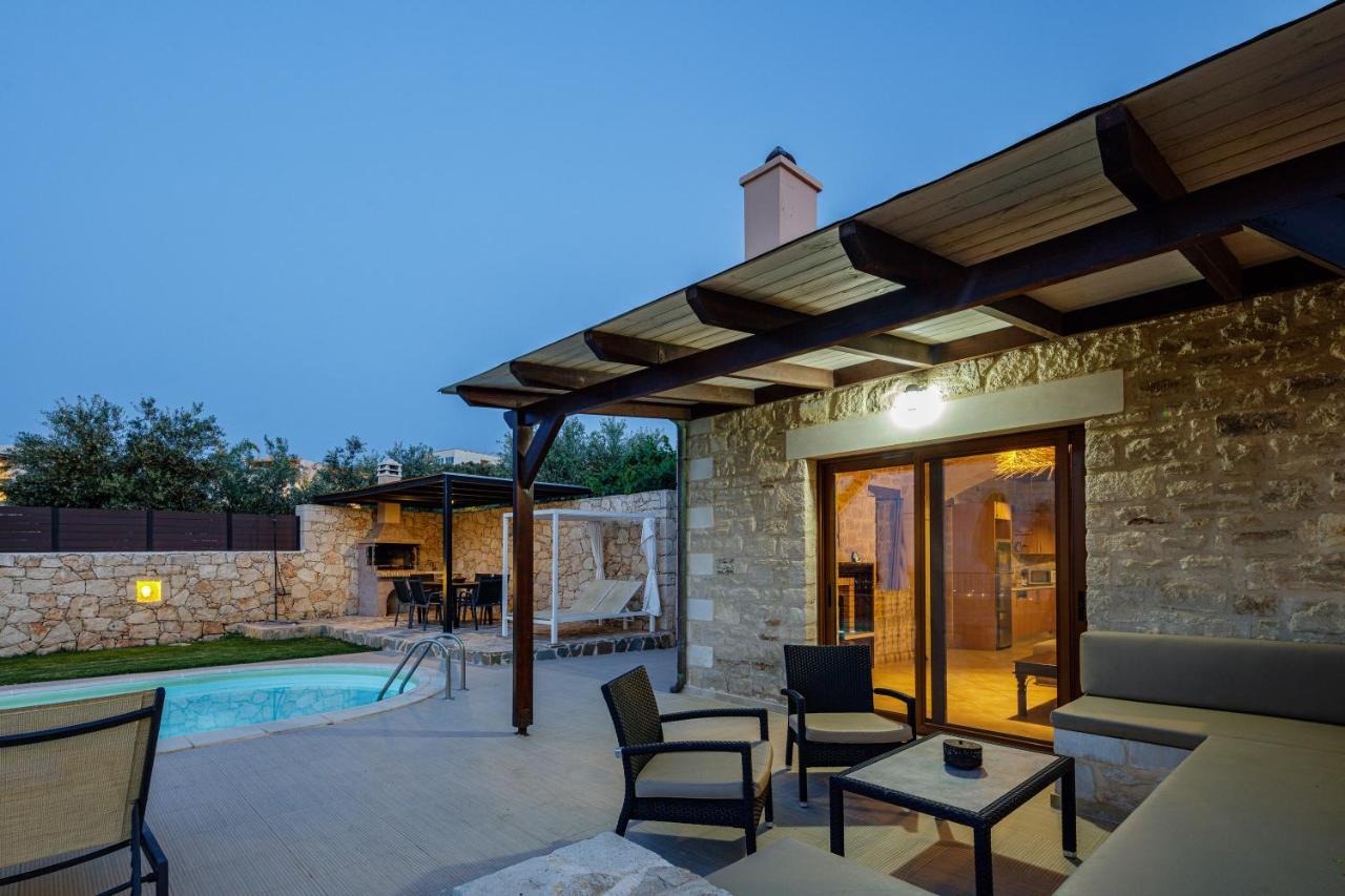 Stavromenos Villas - Private Pools & Seaview - 500M From Beach Kültér fotó