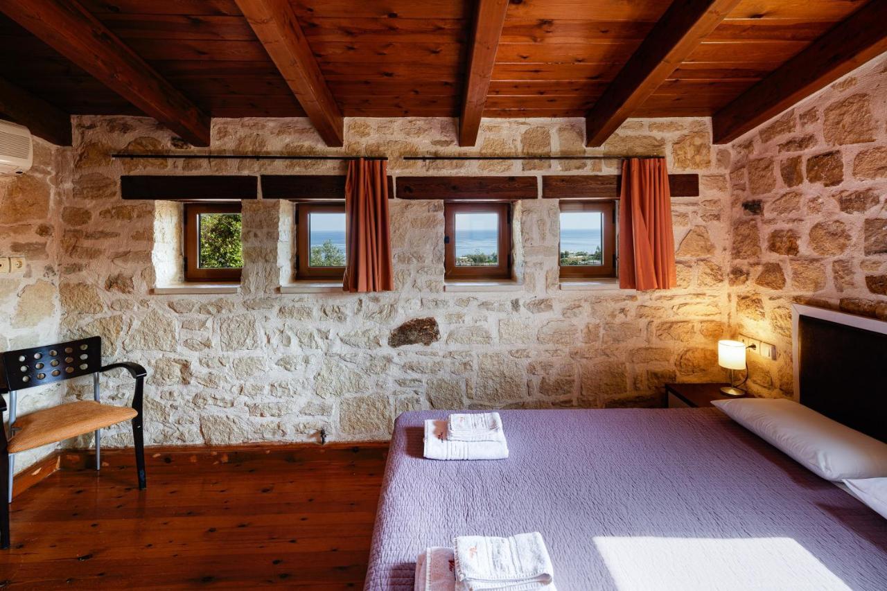 Stavromenos Villas - Private Pools & Seaview - 500M From Beach Kültér fotó