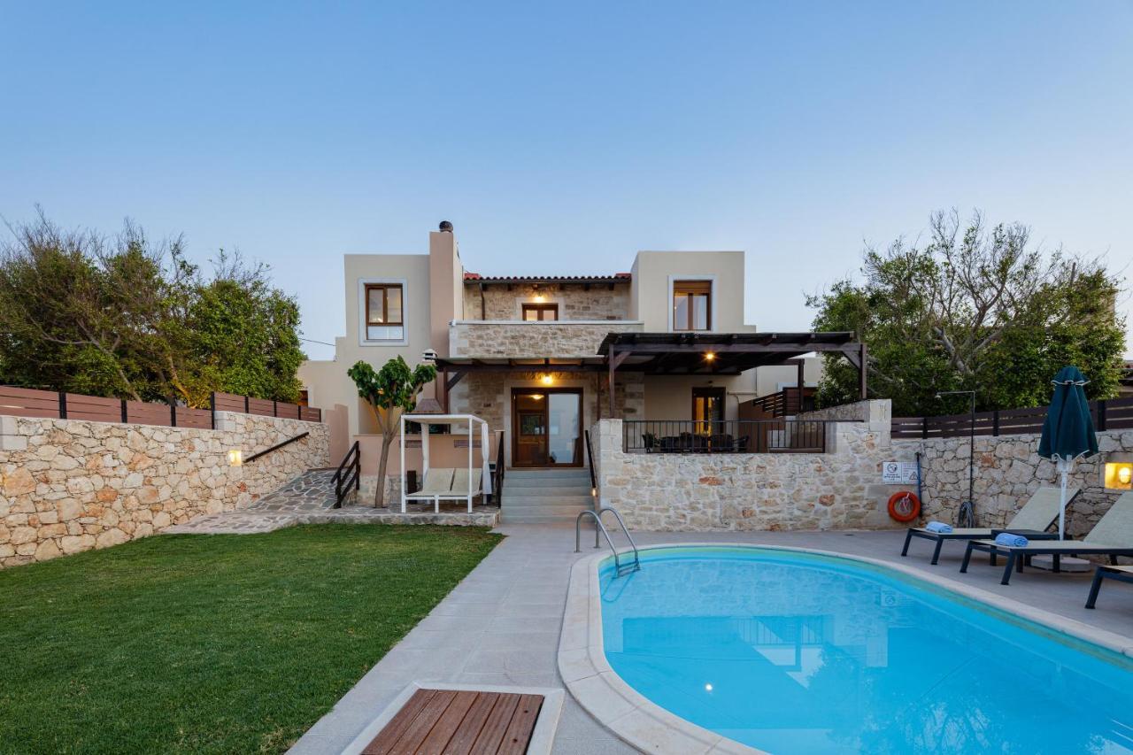 Stavromenos Villas - Private Pools & Seaview - 500M From Beach Kültér fotó