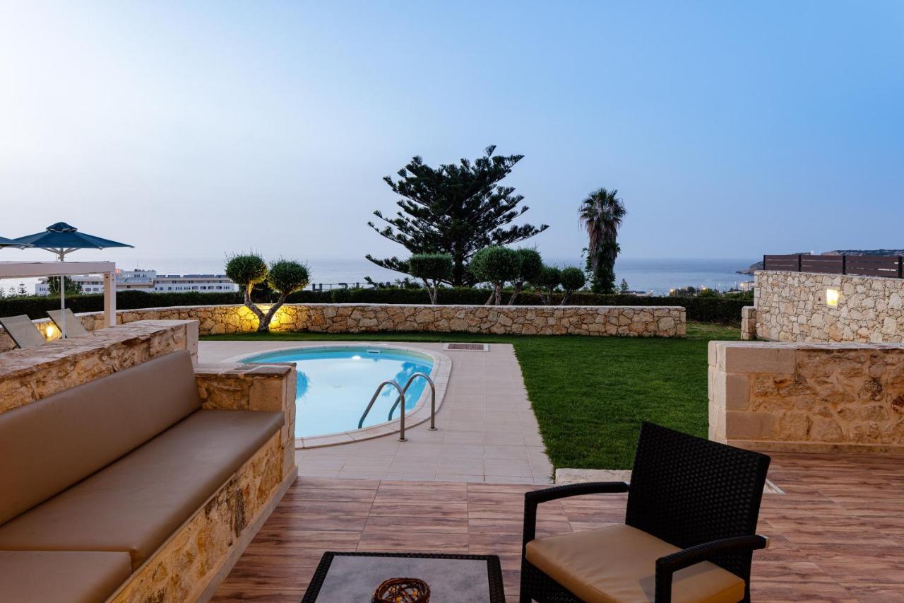 Stavromenos Villas - Private Pools & Seaview - 500M From Beach Kültér fotó