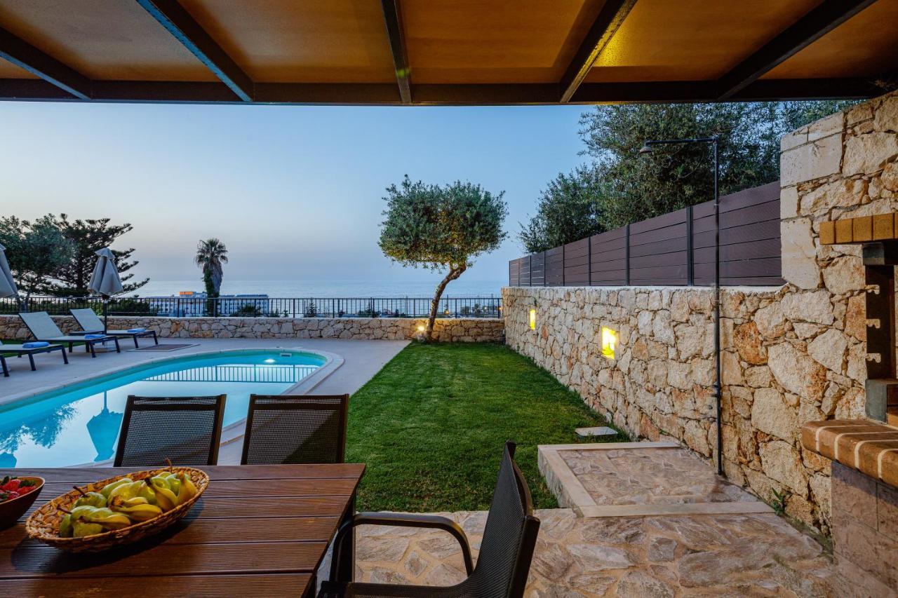 Stavromenos Villas - Private Pools & Seaview - 500M From Beach Kültér fotó